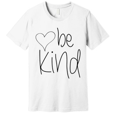 Be Kind Heart Love Blessed Grateful Premium T-Shirt