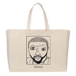 BadlyDrawnCelebsShop Kevin Hart Cotton Canvas Jumbo Tote