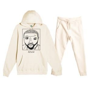 BadlyDrawnCelebsShop Kevin Hart Premium Hooded Sweatsuit Set