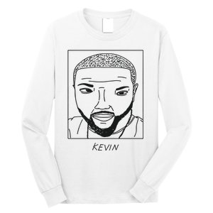 BadlyDrawnCelebsShop Kevin Hart Long Sleeve Shirt