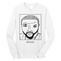 BadlyDrawnCelebsShop Kevin Hart Long Sleeve Shirt