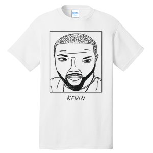 BadlyDrawnCelebsShop Kevin Hart Tall T-Shirt