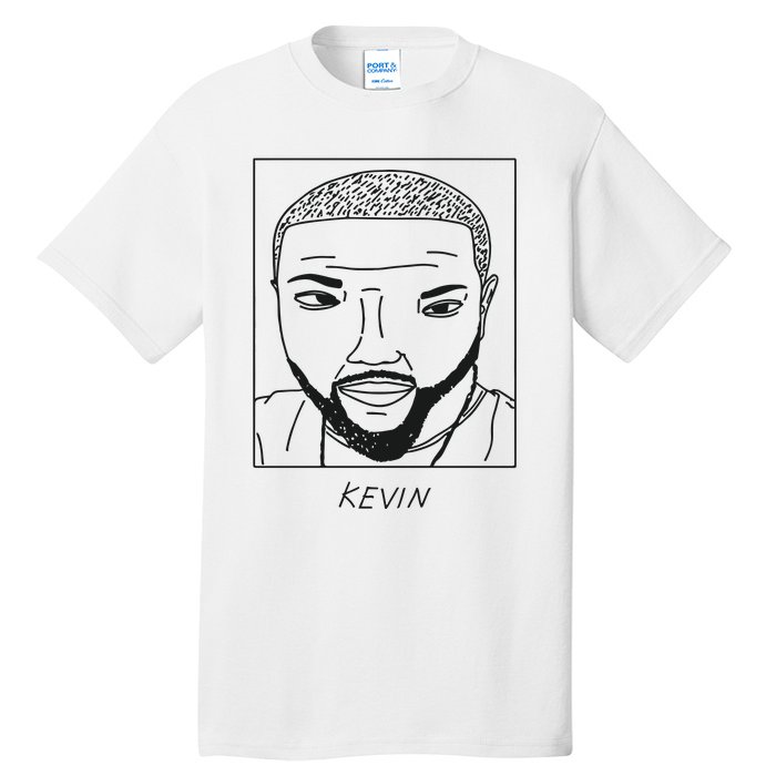 BadlyDrawnCelebsShop Kevin Hart Tall T-Shirt