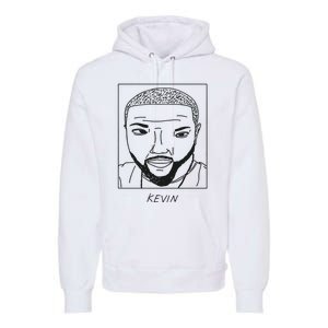 BadlyDrawnCelebsShop Kevin Hart Premium Hoodie