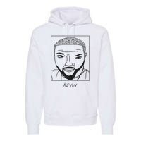 BadlyDrawnCelebsShop Kevin Hart Premium Hoodie