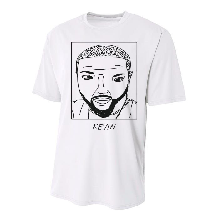 BadlyDrawnCelebsShop Kevin Hart Performance Sprint T-Shirt