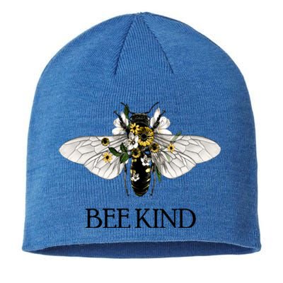 Bee Kind Help Preserve Them Save Our Bees Graphic Gift Sustainable Beanie