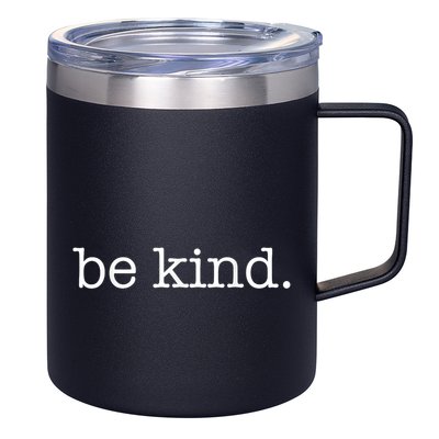 Be Kind In A World Where You Can Be Anything Typewriter 12oz Stainless Steel Coffee Mug