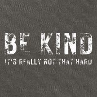 Be Kind It's Really Not That Hard Cotton Canvas Backpack