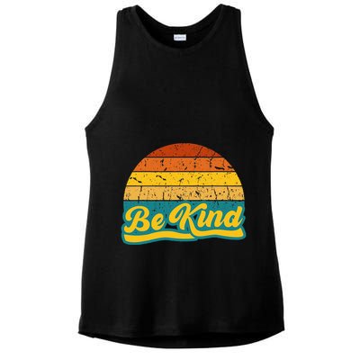 Be Kind Inspiring Design for a Fashionable Movement Ladies PosiCharge Tri-Blend Wicking Tank