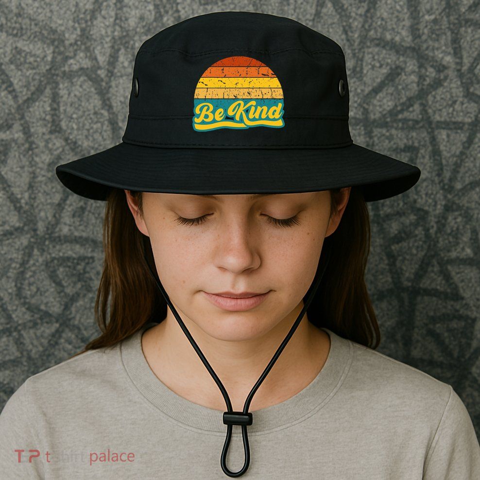 Be Kind Inspiring Design for a Fashionable Movement Bucket Hat