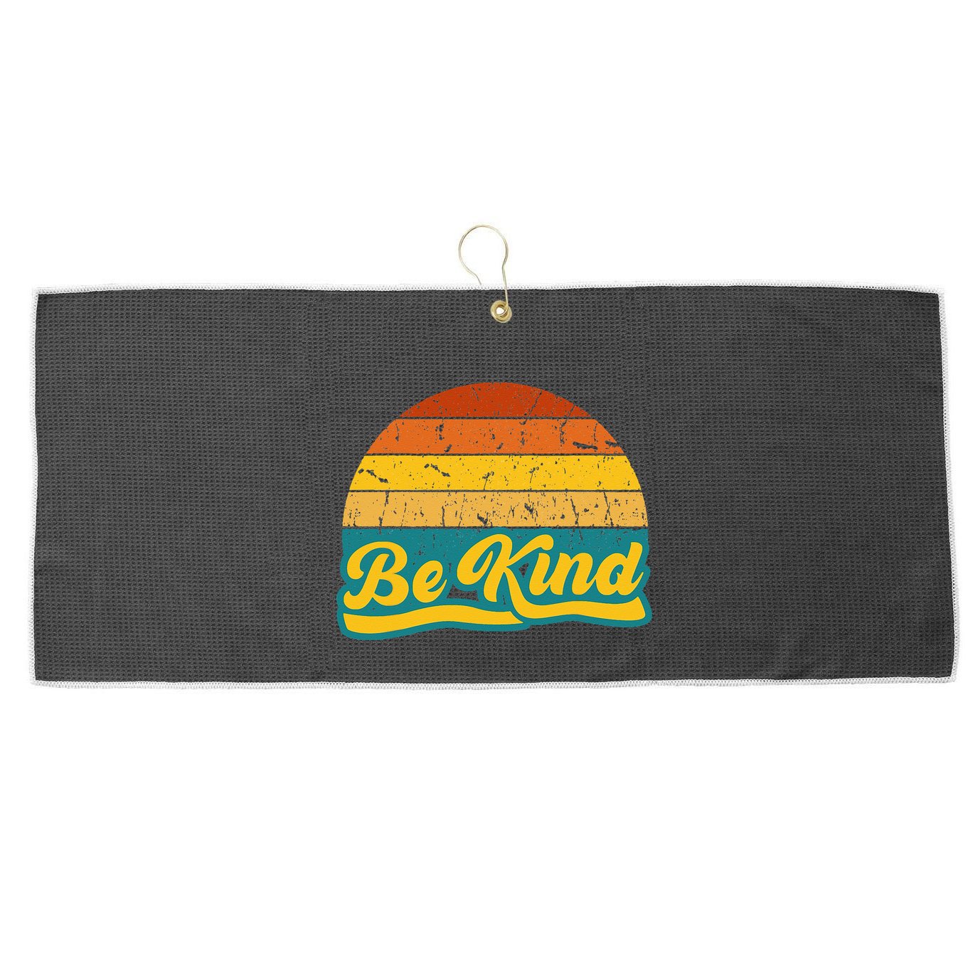 Be Kind Inspiring Design for a Fashionable Movement Large Microfiber Waffle Golf Towel