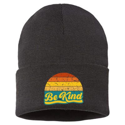 Be Kind Inspiring Design for a Fashionable Movement Sustainable Knit Beanie