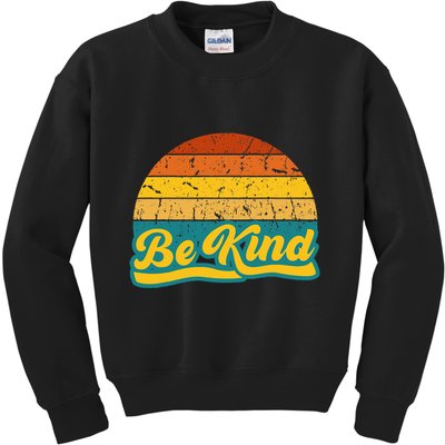 Be Kind Inspiring Design for a Fashionable Movement Kids Sweatshirt