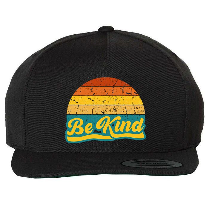 Be Kind Inspiring Design for a Fashionable Movement Wool Snapback Cap