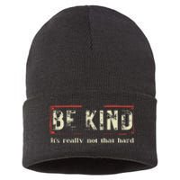 Be Kind ItS Really Not That Hard Sustainable Knit Beanie