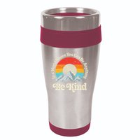Be Kind In A World Where You Can Be Anything Kindness Retro 16oz Travel Tumbler
