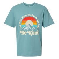 Be Kind In A World Where You Can Be Anything Kindness Retro Sueded Cloud Jersey T-Shirt