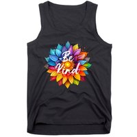 Be Kind In A Colorful Sunflower Tank Top