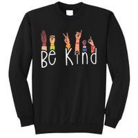 Be Kind Interpreter ASL Teacher Hand Sign Language Sweatshirt