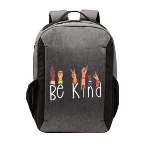 Be Kind Interpreter ASL Teacher Hand Sign Language Vector Backpack