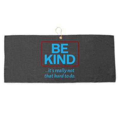 Be Kind It's Not That Hard To Do Sexy Cool and Breezy Large Microfiber Waffle Golf Towel