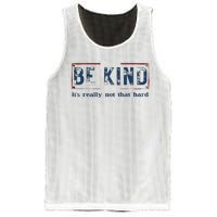 Be Kind ItS Really Not That Hard Mesh Reversible Basketball Jersey Tank