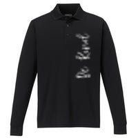 Be Kind Inspirational Positive Vibes Performance Long Sleeve Polo