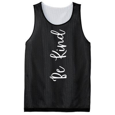 Be Kind Inspirational Positive Vibes Mesh Reversible Basketball Jersey Tank