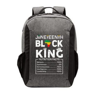 Black King Juneteenth 1865 Independence Day Black Pride Vector Backpack
