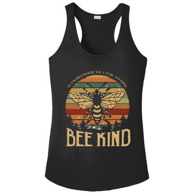 Bee Kind Kindness Inspirational Positive Ladies PosiCharge Competitor Racerback Tank