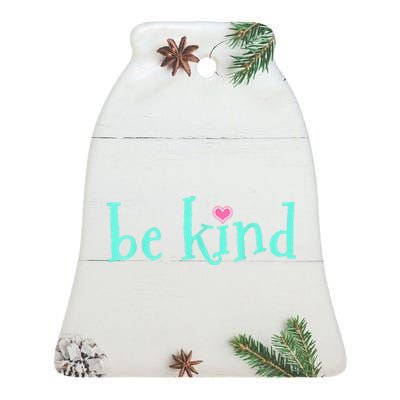 Be Kind Kindness Motivational Gift Ceramic Bell Ornament