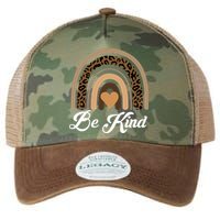 Be Kind, Kindness Matters Leopard Rainbow Cute Fall Autumn Legacy Tie Dye Trucker Hat