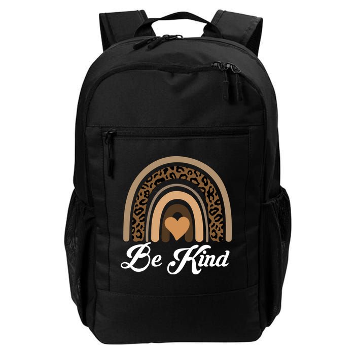 Be Kind, Kindness Matters Leopard Rainbow Cute Fall Autumn Backpack