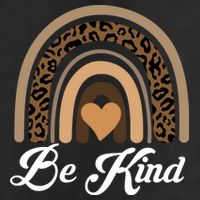 Be Kind, Kindness Matters Leopard Rainbow Cute Fall Autumn Adult Drive Performance Visor