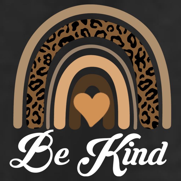 Be Kind, Kindness Matters Leopard Rainbow Cute Fall Autumn Adult Drive Performance Visor