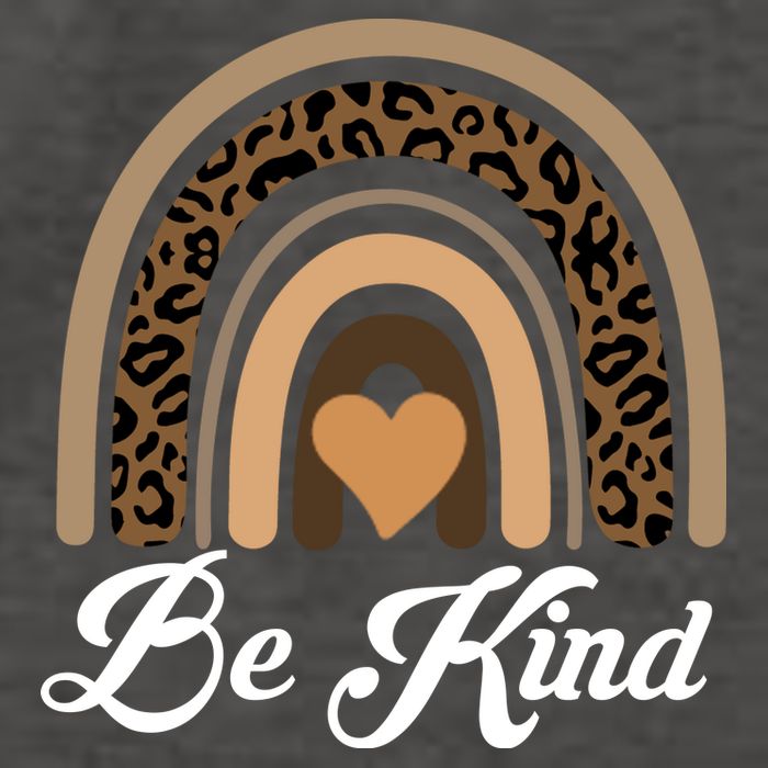 Be Kind, Kindness Matters Leopard Rainbow Cute Fall Autumn Vector Backpack