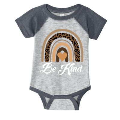 Be Kind, Kindness Matters Leopard Rainbow Cute Fall Autumn Infant Baby Jersey Bodysuit