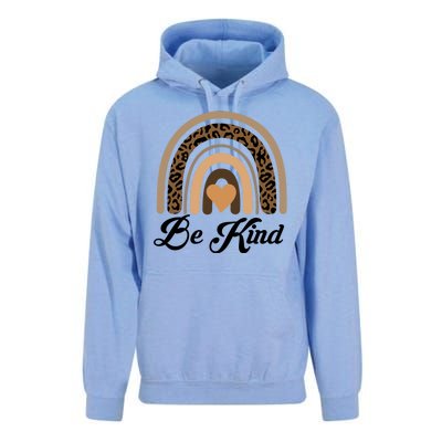 Be Kind, Kindness Matters Leopard Rainbow Cute Fall Autumn Unisex Surf Hoodie