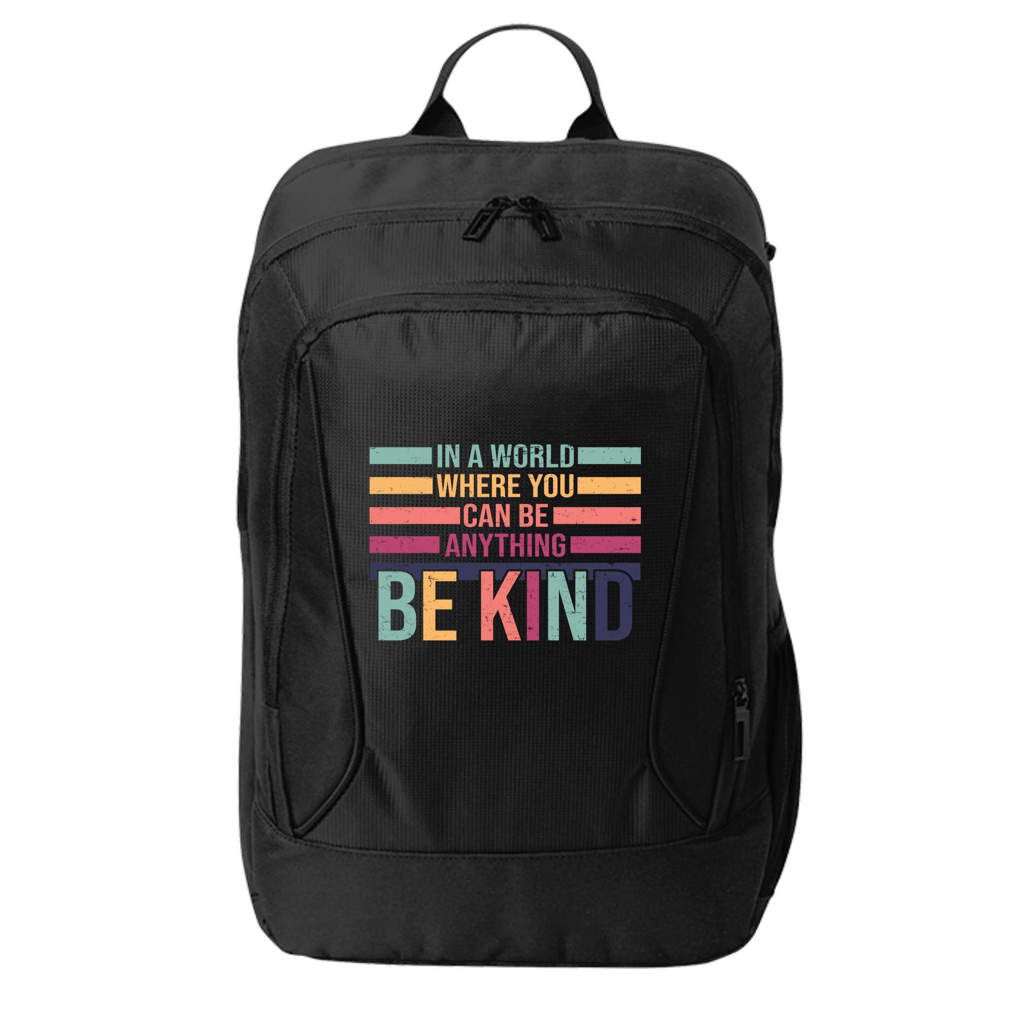 Be Kind Kindness Teacher Cute Inspirational Bless City Backpack