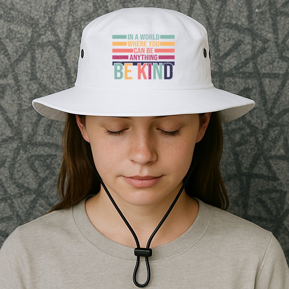 Be Kind Kindness Teacher Cute Inspirational Bless Bucket Hat