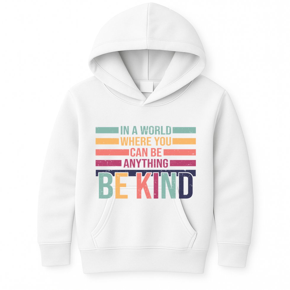 Be Kind Kindness Teacher Cute Inspirational Bless Kids Hoodie