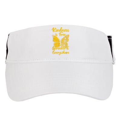 Be Kind Kindness Is Free Sprinkle It Everywhere Summer Adult Drive Performance Visor