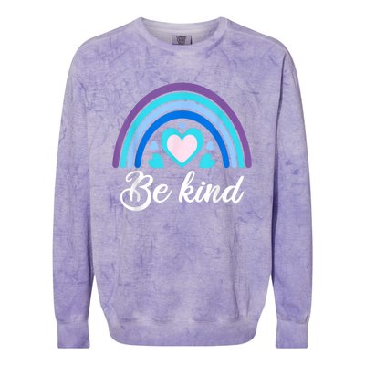 Be Kind Kindness Shirts For Teachers Colorblast Crewneck Sweatshirt