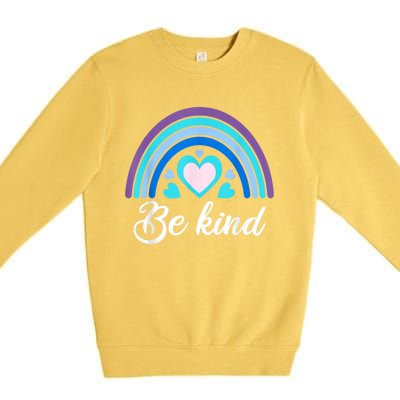 Be Kind Kindness Shirts For Teachers Premium Crewneck Sweatshirt