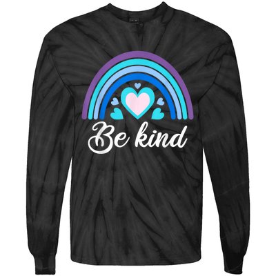 Be Kind Kindness Shirts For Teachers Tie-Dye Long Sleeve Shirt