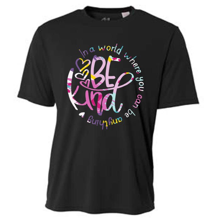 Be Kind Love Kindness Autism Mental Health Awareness Cooling Performance Crew T-Shirt