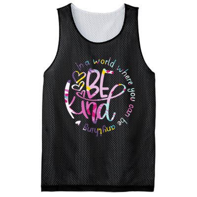 Be Kind Love Kindness Autism Mental Health Awareness Mesh Reversible Basketball Jersey Tank