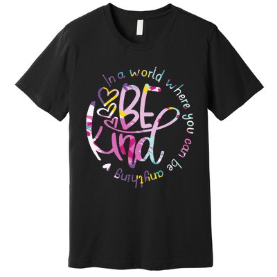 Be Kind Love Kindness Autism Mental Health Awareness Premium T-Shirt