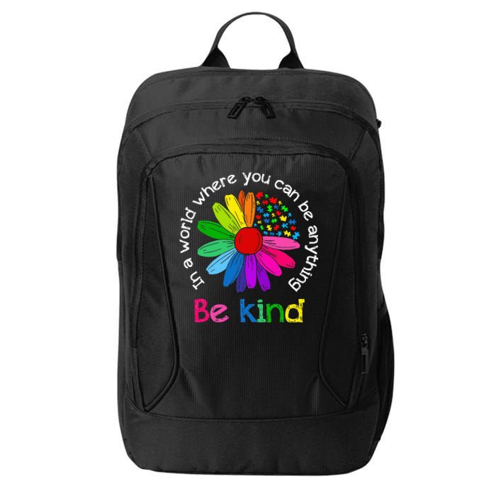 Be Kind Love Kindness Autism Mental Health Awareness City Backpack